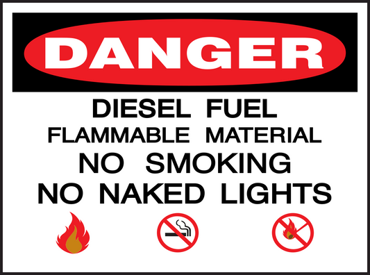 Danger Fuel Sign