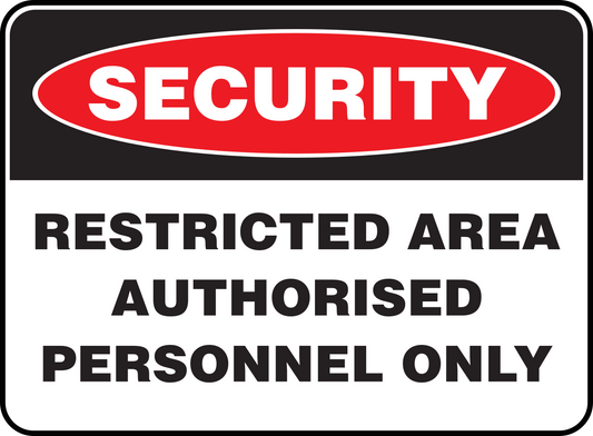 Security Sign