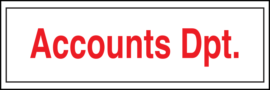 Rectangular SIGNS